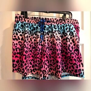 SOUTHERN STITCH Leopard Print Ombre Shorts XXXL